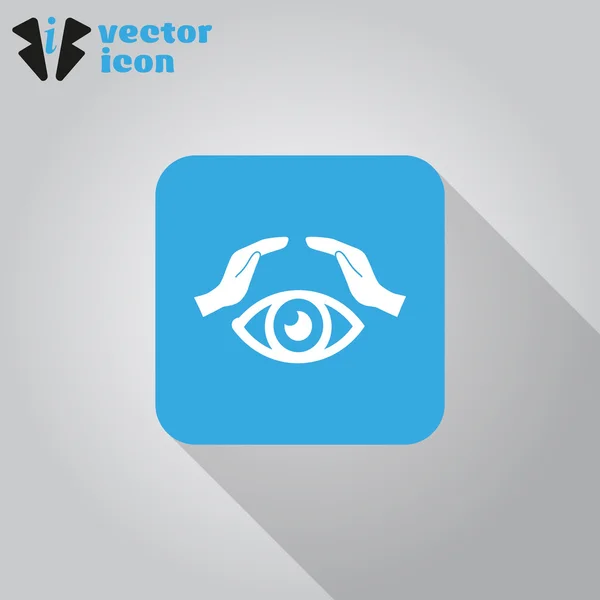 Ojo icono web — Vector de stock