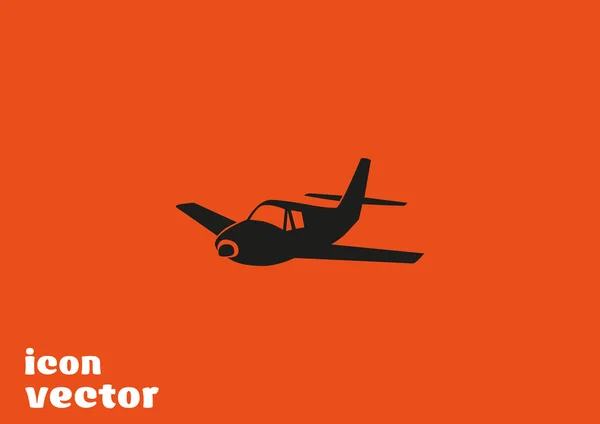 Aircraft Web icon — Vector de stoc