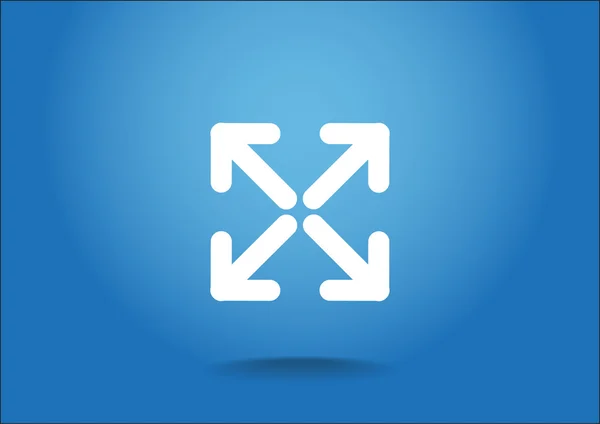 Arrows web icon — Stock Vector