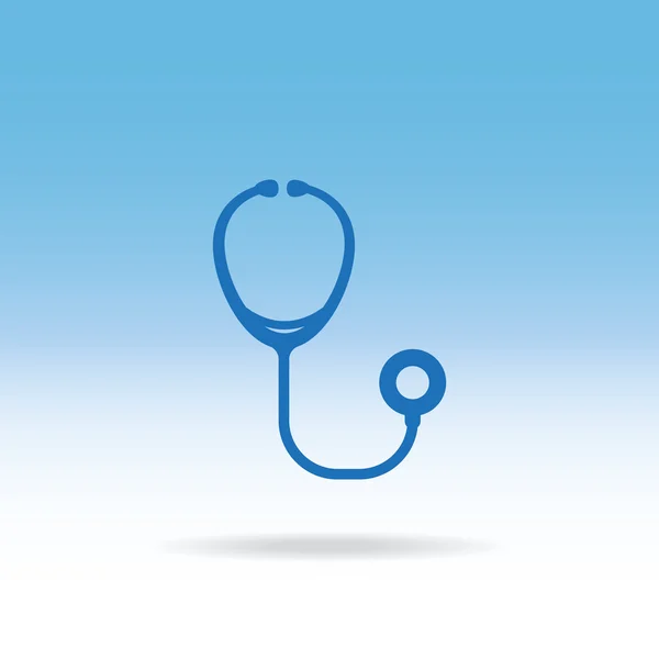 Stethoscope web icon — Stock Vector