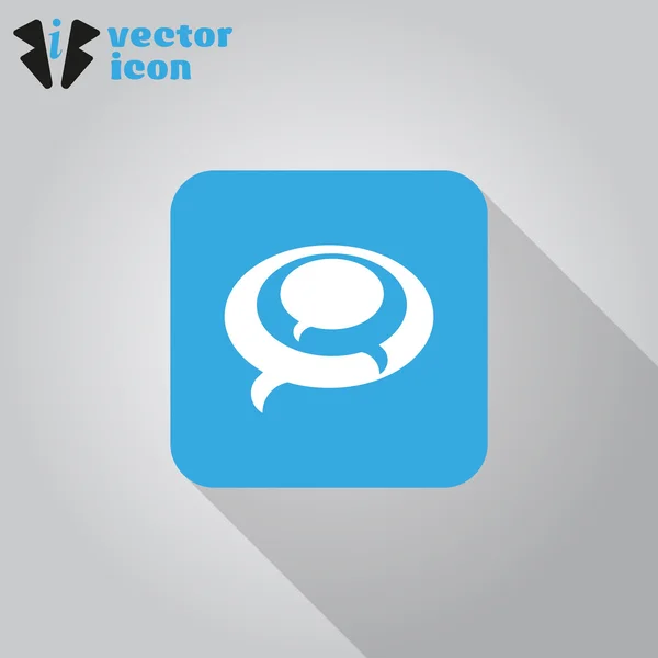 Icono de burbujas de voz — Vector de stock