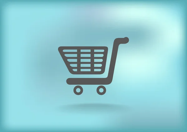 Icono del carrito de compras — Vector de stock