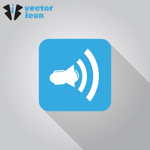 Loudspeaker web icon — Stock Vector