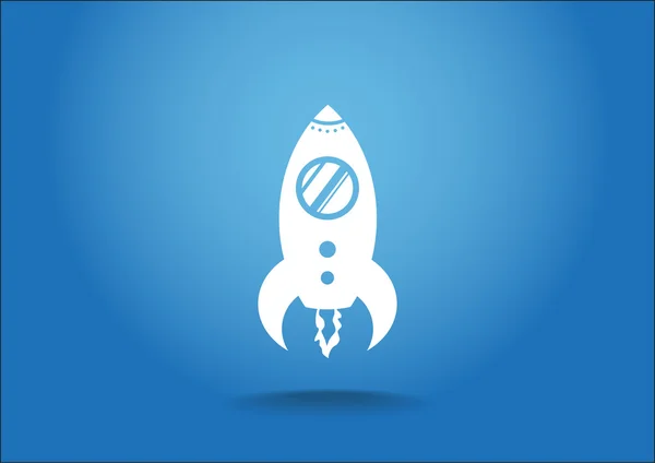 Rocket Web icon — Stock Vector