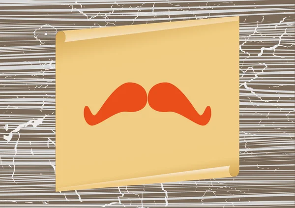 Retro mustache icon — Stock Vector