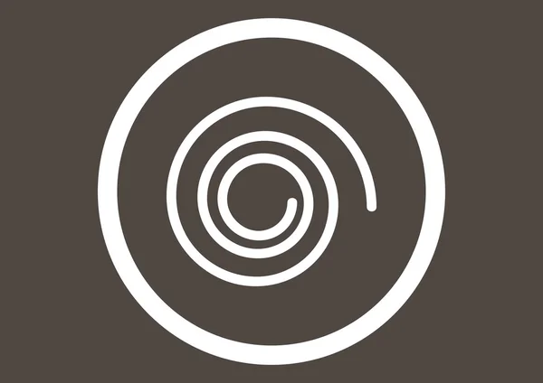 Whirlpool spindelväv ikonen — Stock vektor