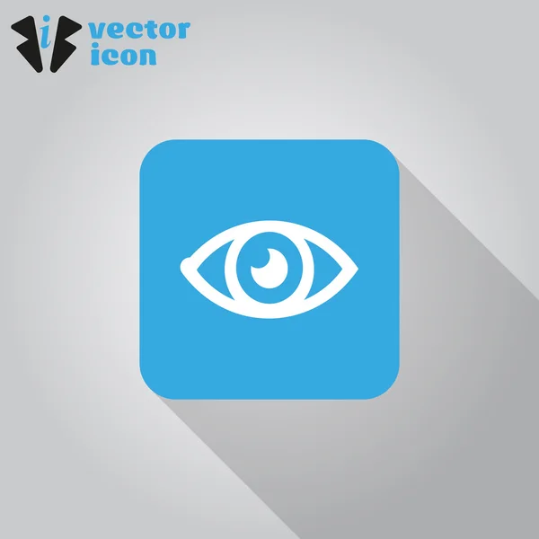 Ikona webové oko — Stockový vektor