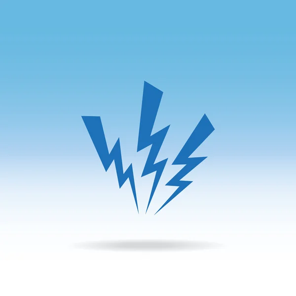 High voltage web icon — Stock Vector