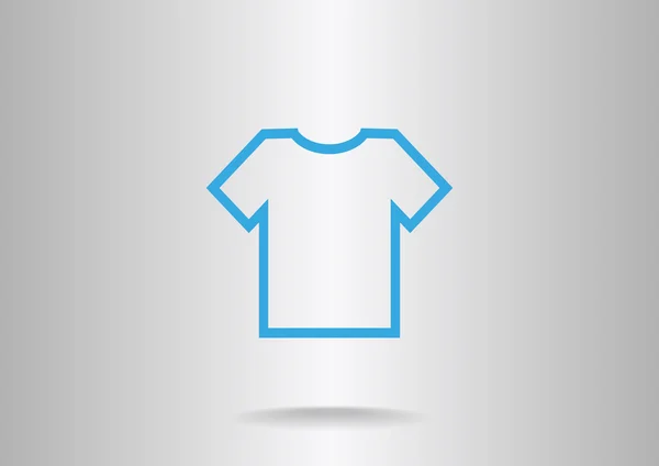 Icono de camiseta simple — Archivo Imágenes Vectoriales