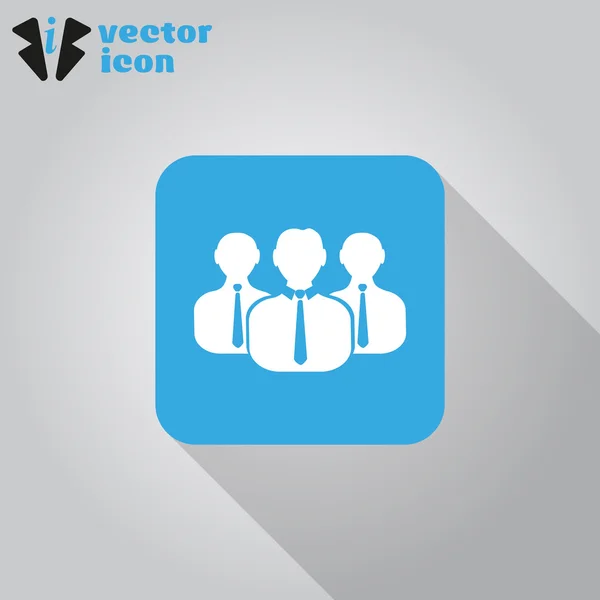 Businessmen web icon — Stock Vector