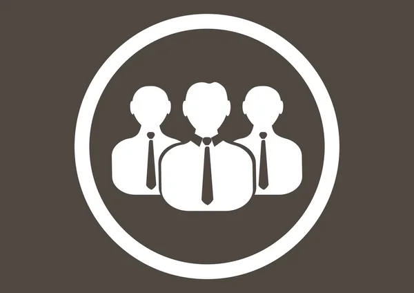 Icono web de hombres de negocios — Archivo Imágenes Vectoriales