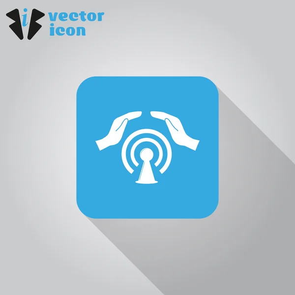 Web Us icono — Vector de stock