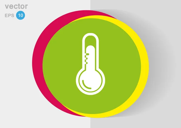 Icono web de temperatura — Vector de stock