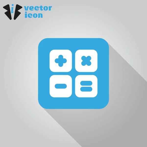 Calculadora icono web — Vector de stock