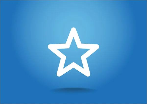 Star web icon — Stock Vector