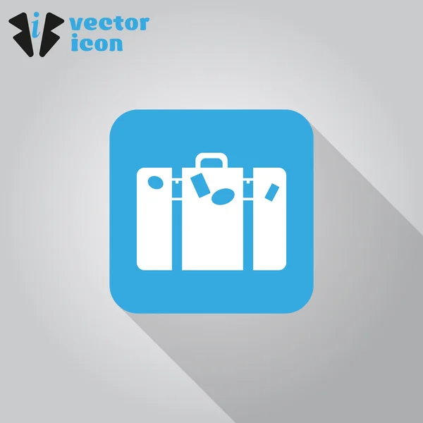 Icono de bolsa turística — Vector de stock