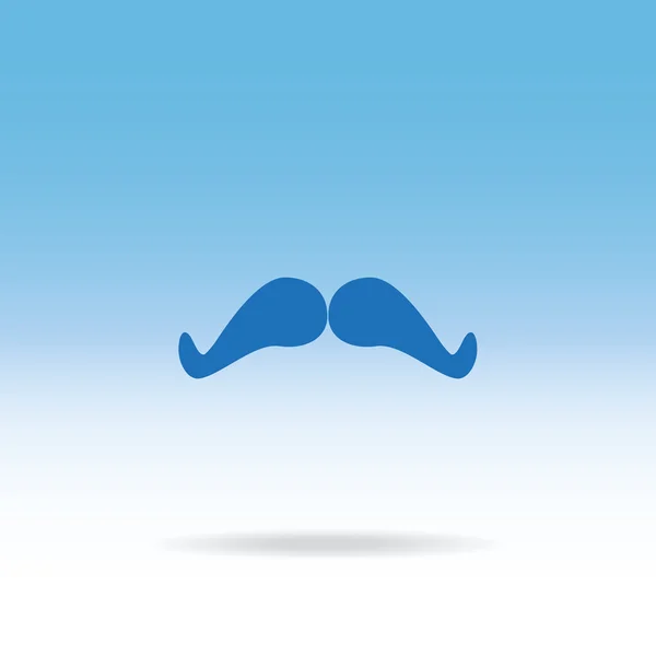 Retro mustasch ikonen — Stock vektor