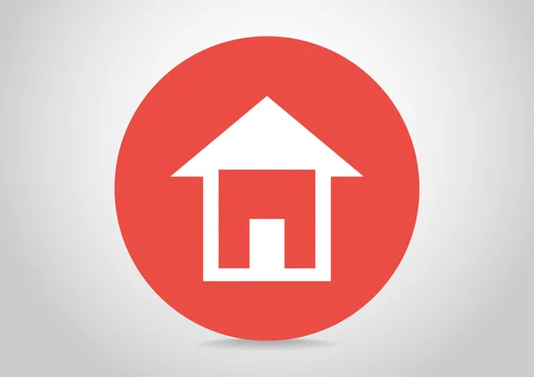 Huis web pictogram — Stockvector