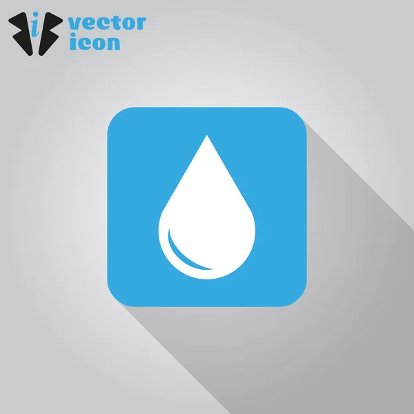 Liquid droplet icon — Stock Vector