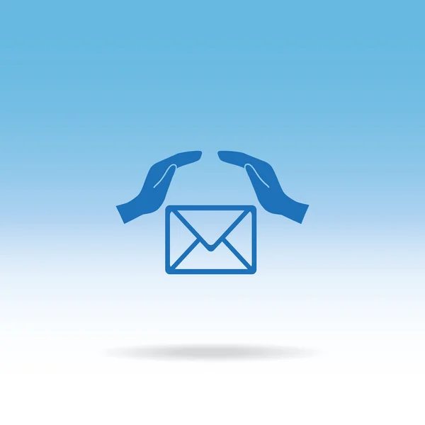 Icono web de correo electrónico — Vector de stock