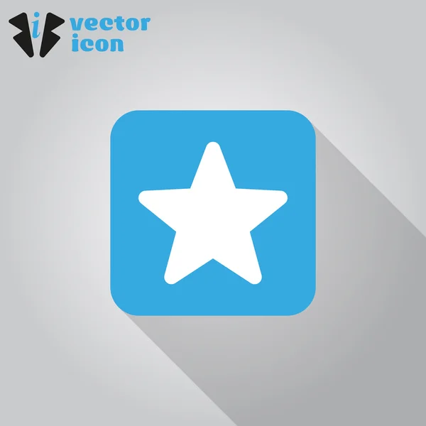 Estrella icono web — Vector de stock