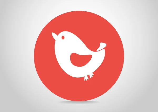 Web που εικονίδιο πτηνών — Διανυσματικό Αρχείο