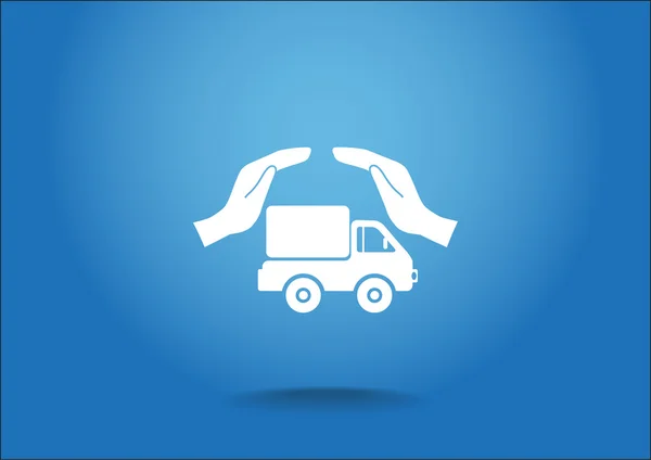 Delivery truck icon — Stock Vector