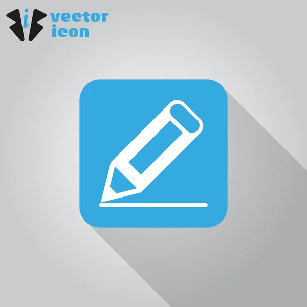 Web potloodpictogram — Stockvector