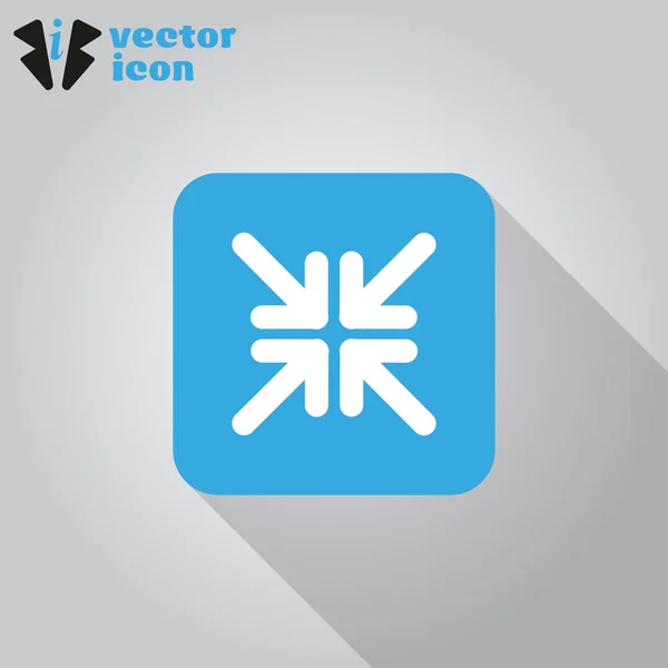 Flechas icono web — Vector de stock