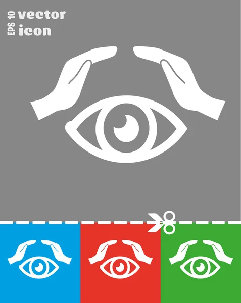 Eye web icon — Stock Vector