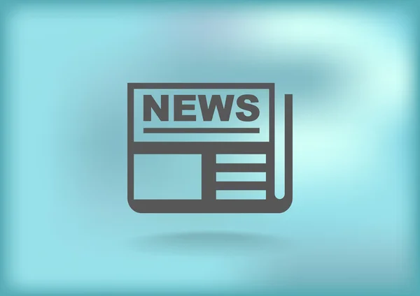 News icône web — Image vectorielle