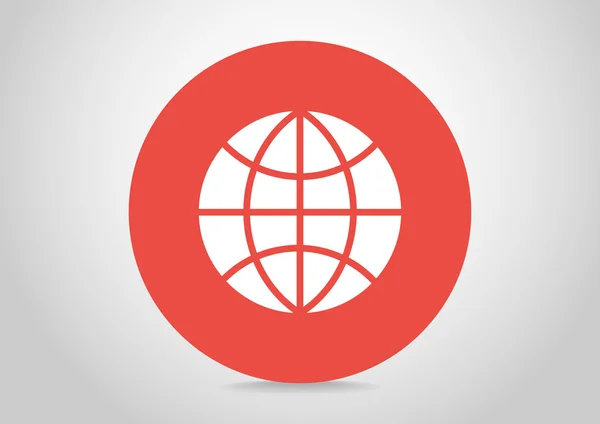 地球 web 图标 — 图库矢量图片