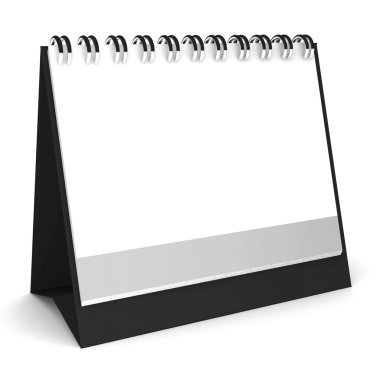 3D boş takvim