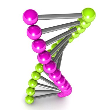 DNA'ın dijital illüstrasyon