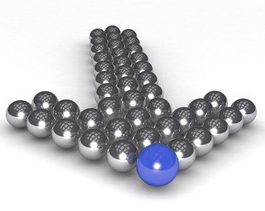 Ok gümüş toplar yaptı