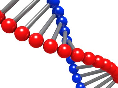 DNA'ın dijital illüstrasyon
