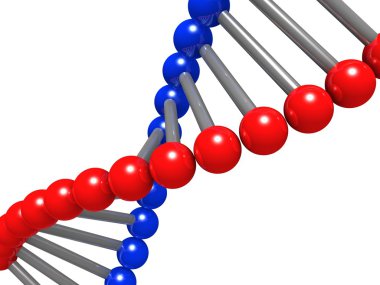 DNA'ın dijital illüstrasyon