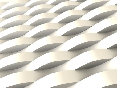 3D fütüristik mimari tasarım