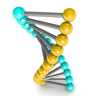 DNA'ın dijital illüstrasyon