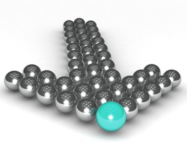 Ok gümüş toplar yaptı