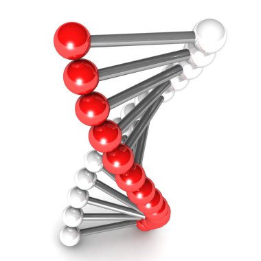 DNA'ın dijital illüstrasyon