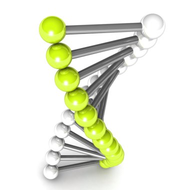 DNA'ın dijital illüstrasyon