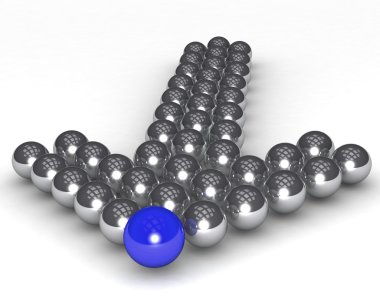 Ok gümüş toplar yaptı