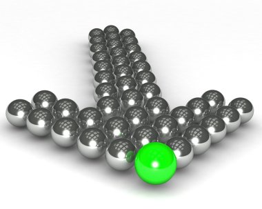 Ok gümüş toplar yaptı