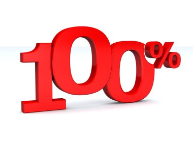 yüzde 100 indirim sembolü