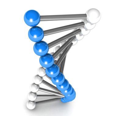 DNA'ın dijital illüstrasyon