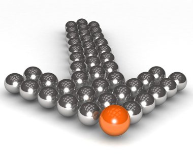 Ok gümüş toplar yaptı