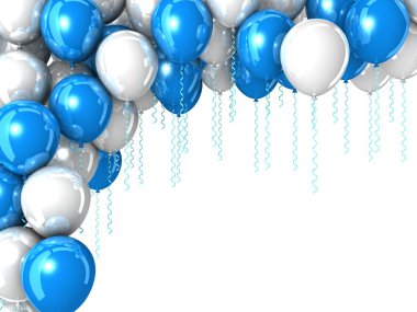 renkli uçan balonlar