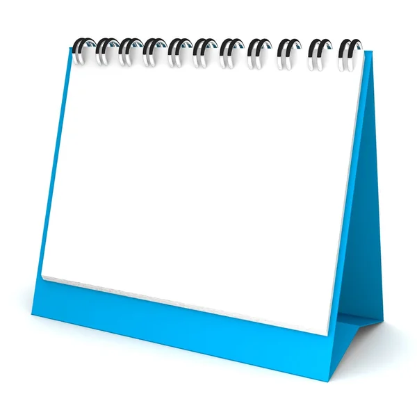 3d Calendario in bianco — Foto Stock