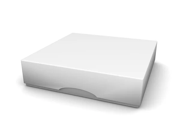 White blank box — Stock Photo, Image